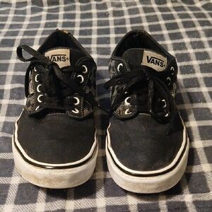 Vans Black and White Sneakers